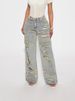 Vintage Washed Distressed Jeans For Women - Oversized High Street Baggy Pants With Heavyweight Denim & Grunge Style_ecoleips.com