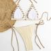 European American Style Solid Color Sexy Bikini Two Piece Set Women's Vacation Fashion Swimsuit Cross Border_ecoleips.com
