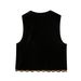 Women's new autumn and winter embroidered velvet vest unlimited vest _ecoleips.com