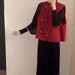 Aria Basics New Chinese-style Red Vintage Woolen Vest Women, Fashionable Outerwear For Autumn And Winter, Sleeveless Top_ecoleips.com