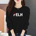 FW25 Matching Couple Cotton Crew Neck Sweatshirt - His & Hers_ecoleips.com