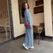 Women’s Tailored Mermaid Hem Dress – V-Neck Long Sleeve Zip-Up Bodycon Dress For Fall – Stretchy Polyester Blend Slim Fit_ecoleips.com