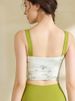 K Shockproof I-shaped Vest Sports Bra Women's One-piece Contrasting Color Fitness Bra Running Yoga Suit Vest New Style_ecoleips.com