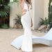 Women's Clothing Beach Long Skirt New Summer Solid Color Hollow Beach Skirt Strap Bikini Swimsuit Blouse_ecoleips.com