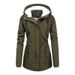 girl Parka Autumn Winter Lamb Wool Jacket European Size Thickened Fleece Cotton Women Casual Hooded Coat Mid-Length_ecoleips.com