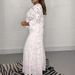 Women's Clothing Spring New Fashion Suit Solid Color Lace Embroidery Top High Waist Straight Pants Two Piece Suit_ecoleips.com