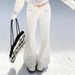 2026 Three-Proof Loose Flared Pants For Autumn And Winter, Simple Slimming Wide-Leg Cotton Versatile Women's New Denim_ecoleips.com