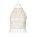 European American Women's Backless Pleated Tie up Vest Summer Fashion Sexy Tank Top New Arrivals 2025 Wholesale Foreign Trade_ecoleips.com