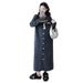 Autumn New Korean Fashion Bow Long Loose Maternity Dress_ecoleips.com
