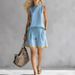 Trendy Sleeveless Top & Shorts Set For Women – Loose Fit Casual Two-Piece Outfit (S-5XL)_ecoleips.com