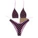 Women's Polka Dot Two Piece Swimsuit Sexy Bikini Triangle Bag Straps Multiple Colors Regular Fit For Beach Vacation_ecoleips.com