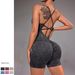 Women's Clothing Seamless One Piece Yoga Suit Beautiful Back One Piece Peach Hip Sports Elastic High Waist Hip Lifting Fitness Clothes For Women_ecoleips.com