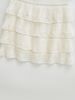 "Women's High Waist Knit Crochet Mini Skirt - Flirty Summer Skirt With Ruffled Hem, Slimming Fit, Sweet & Spicy Style"_ecoleips.com