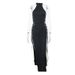 Summer Sexy Slimming Long Dress for Women European And American Style Halter Neck Hollow out Double Slit 2025 New Cross Border_ecoleips.com