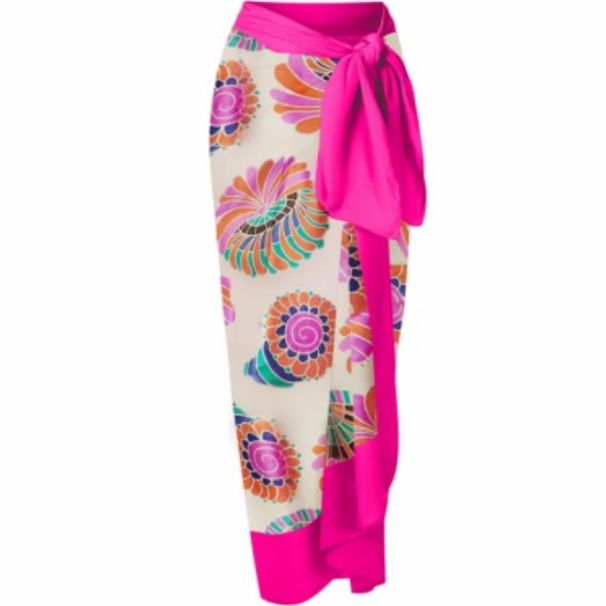 Women's Clothing Retro Print One Piece Swimsuit Women's Hot Spring Resort Beach Skirt Two Piece Swimsuit_ecoleips.com