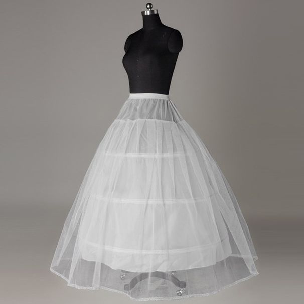Bridal Petticoat With Triple Steel Hoops, Layered Tulle & Sturdy Boning For Fullness – Perfect For Wedding Dresses (White)_ecoleips.com