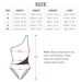 Summer Seaside Custom-Patterned Women'S One-Shoulder One-Piece Bikini Net Fabric Design Women'S Beach Essential Swimsuit_ecoleips.com