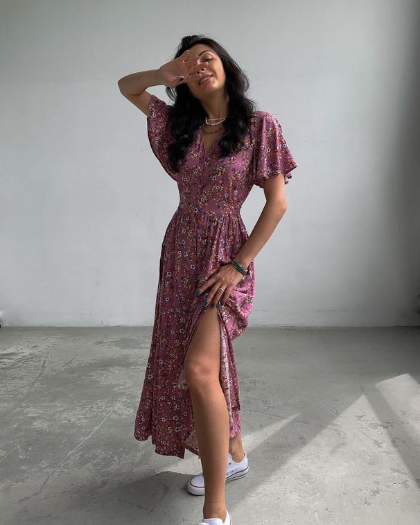 Women's European And American Cross-Border Fashion 2024 Spring/Summer New Style Elegant Short-Sleeve Waist-Cinched_ecoleips.com