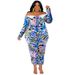 Women's Clothing Plus Size Women's Off-Shoulder Long Dress Design Button Down Long Sleeved Fitted Style For Formal & Casual For Women_ecoleips.com