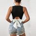 Aria Basics Aria Basics Cross-border European And American Women's Fashion 2026 New Sexy V-neck Slim-fit Ultra-short Sleeveless Hollow-out_ecoleips.com