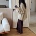girl Girl Workwear Style Thickened Cotton Jacket 2025 Artistic Retro Simple Stand Collar Loose Casual Lamb Wool Inner Parka For_ecoleips.com