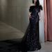 Women's Clothing New French Light Luxury Niche Temperament Catwalk Performance Clothing One Shoulder Dress Black_ecoleips.com