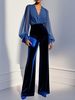 Elegant Velvet Jumpsuit For Women Fashionable All-Match Spring Autumn Winter Streetwear_ecoleips.com