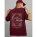 Unique Fashionable 100% Cotton Short Sleeve T-Shirt European And American Style Retro Oversized Versatile Top Trendy_ecoleips.com