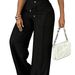 High Waist Wide Leg Trousers for Women European American Style Drawstring Casual Long Pants Hip Covering Fashionable Wholesale Clothing_ecoleips.com
