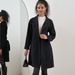New Women's Woolen Long Lace-up Slim-fit Woolen Coat Solid Color Simple Slim-fit Coat_ecoleips.com
