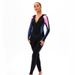 Women's Clothing New Color Matching One Piece Long Sleeved Sunscreen Women's Swimsuit Middle East Full Coverage Conservative Muslim Trousers Swimsuit_ecoleips.com