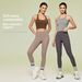 New Dropshipping Style, Seamless Yoga Pants, High Waisted, Hip Lifting, Tummy Flattening, Suitable For Running, Sports, And Fitness, Cropped Length._ecoleips.com