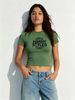 Letter-print Cropped Short-sleeved T-shirt For Women, Y2K High-waisted T-shirt, A Must-have Item For Music Fans And Streetwear Enthusiasts._ecoleips.com