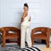 Women's Clothing V Neck Sexy Jumpsuit Fashion Chain Clause Casual Wide Leg Pants_ecoleips.com