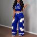 Women's Casual Street Style Two Piece Set Camisole And Loose Pants Hip Hop Set Cross Border E Commerce Amazon Spring/Autumn Summer_ecoleips.com
