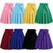 Women's A-Line Skirt With Waistband, Sweet Babypink Plaid Design, Flowy Swing Skirt For Casual & Party Wear_ecoleips.com