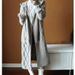 Korean Style Oversized Hooded Cardigan For Women - Cozy Long Loose Fit Cable Knit Sweater_ecoleips.com