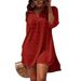 2026 Independent Station European And American New Chiffon Jacquard Mid-Leth Loose Casual Blouse Women's_ecoleips.com