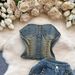 Women's Clothing With Beaded Design Slimming Tube Top High Waisted Micro Flared Trousers_ecoleips.com