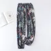 Summer Viscose Rayon Printing Women Pajama Bottoms Elastic Waist Ankle-Length Pants Sleep Wear Women Lounge Wear Closing Pants_ecoleips.com