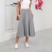 2025 Solid Color Casual Commuter Loose Splicing U-Neck Tank Top Drop Dress_ecoleips.com