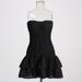 European And American Sexy Mini Dress, 2026 Summer New Style, Strapless Sleeveless Slim-fit Dress With Ruffled Hem For_ecoleips.com
