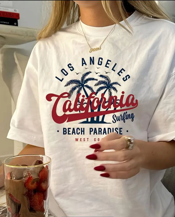 2025 Summer New Style Pure Cotton White Short Sleeve T-Shirt For Women Loose Fit Versatile Regular Shoulder Petite_ecoleips.com