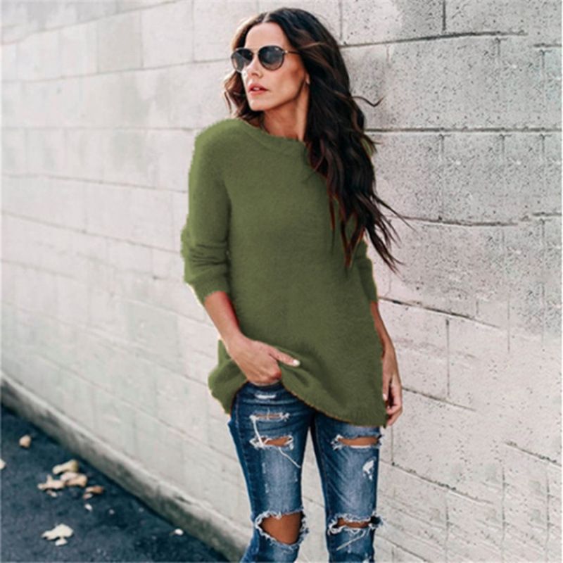 Autumn Hoodie, Quick Sale Knit Sweater, Patchwork Sweater, Wholesale For Women_ecoleips.com