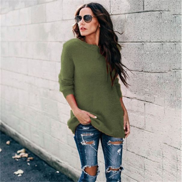Autumn Hoodie, Quick Sale Knit Sweater, Patchwork Sweater, Wholesale For Women_ecoleips.com
