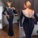 Women's Clothing Bead Bubble Beads Sexy Backless Dress_ecoleips.com
