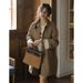 Korean-style Retro Artistic Mid-length Trench Coat For Women, New Spring Collection, Stylish And Sophisticated Top_ecoleips.com