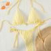 Women's Tummy Control Bikini Set Sexy Two-Piece Swimsuit Flattering Triangle Top Brazilian Bottom for Beach Pool_ecoleips.com