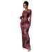 European American Cross-border 2026 Spring New 2-piece For Women: Tie-dye Pattern Long-sleeve T-shirt And_ecoleips.com