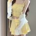 New 2026 Women's Swimsuit Set Two Piece with Jacket Flattering Dress Style Conservative Slimming High End Spa Swimsuit_ecoleips.com